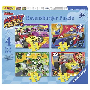 Ravensburger - "Mickey and the Roadster Racers" - 12 16 20 24 pièces
