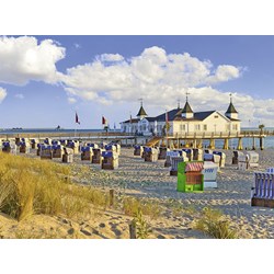 Ravensburger (13652) - "Chaises de Plage à Ahlbeck" - 500 pièces