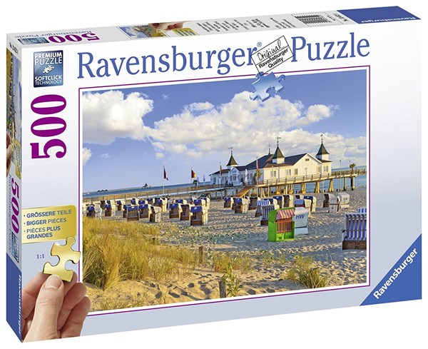 Ravensburger (13652) - "Chaises de Plage à Ahlbeck" - 500 pièces