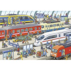 Ravensburger (09191) - "Agitation à la Gare" - 24 pièces