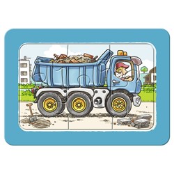 Ravensburger (06573) - "Tracteur, Pelleteuse, Camion Benne" - 6 pièces