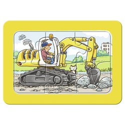 Ravensburger (06573) - "Tracteur, Pelleteuse, Camion Benne" - 6 pièces