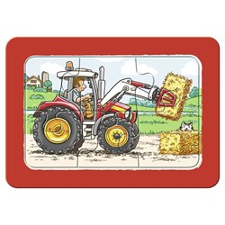 Ravensburger (06573) - "Tracteur, Pelleteuse, Camion Benne" - 6 pièces