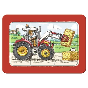 Ravensburger (06573) - "Tracteur, Pelleteuse, Camion Benne" - 6 pièces