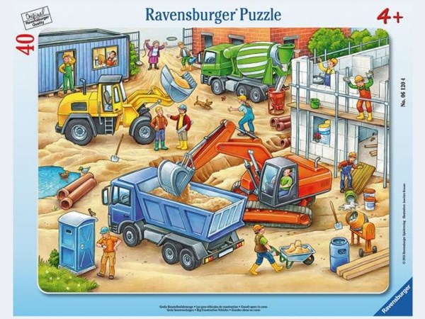 Ravensburger (06120) - "Sur le Chantier" - 40 pièces