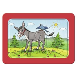 Ravensburger (61341) - "Donkey, Sheep And Goat" - 6 pièces