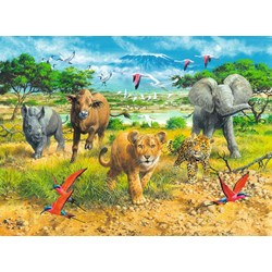 Ravensburger (13219) - "Bébés Animaux d'Afrique" - 300 pièces