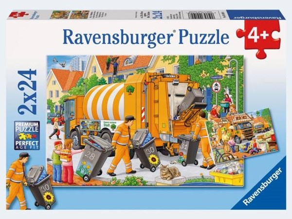 Ravensburger (09192) - "Camions Poubelles" - 24 pièces