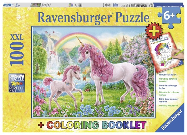Ravensburger (13698) - "Licornes Magiquess" - 100 pièces