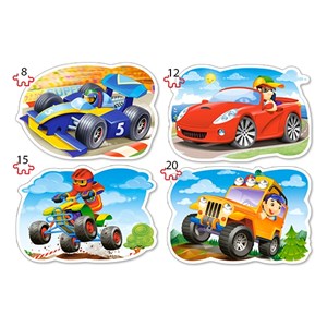 Castorland (B-043057) - "Ride for Fun" - 8 12 15 20 pièces