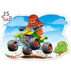 Castorland (B-043057) - "Ride for Fun" - 8 12 15 20 pièces