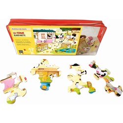 Puzzle Michele Wilson (W115-12) - "Huette, The Farm" - 12 pièces