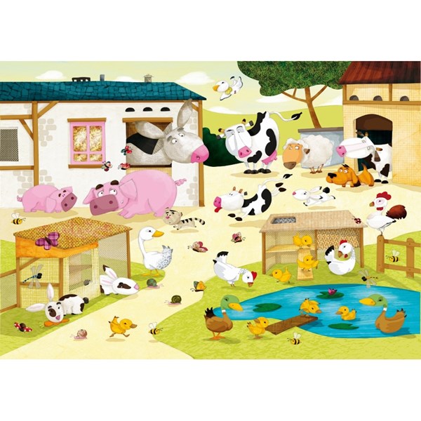 Puzzle Michele Wilson (W115-12) - "Huette, The Farm" - 12 pièces
