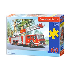 Castorland (B-06595) - "Camion de pompier" - 60 pièces