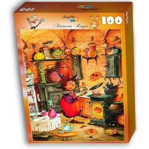 Grafika Kids (01454) - François Ruyer: "Sorcière" - 100 pièces