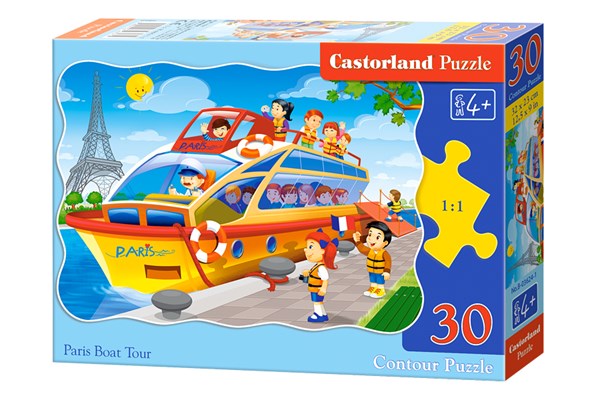 Castorland (B-03624) - "Paris Boat Tour" - 30 pièces