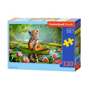Castorland (B-13296) - "Tiger Lily" - 120 pièces