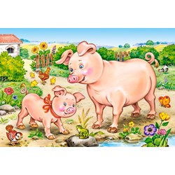 Castorland (B-04416) - "Animaux de la Ferme" - 8 12 15 20 pièces