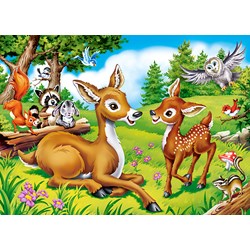 Castorland (B-066049) - "Dear Little Deer" - 60 pièces