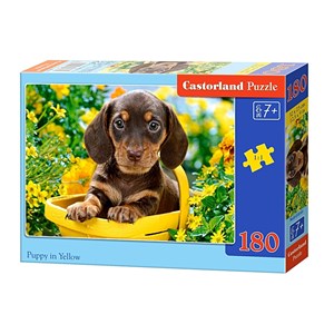Castorland (B-018161) - "Puppy in Yellow" - 180 pièces