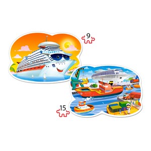 Castorland (B-020102) - "Sea Adventures" - 9 15 pièces