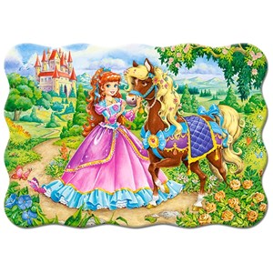 Castorland (B-03617) - "La Princesse et son Cheval" - 30 pièces