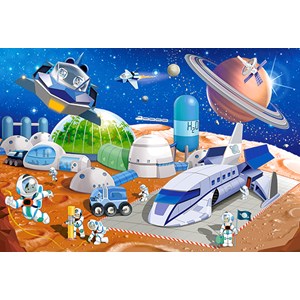 Castorland (B-040230) - "Space Station" - 40 pièces