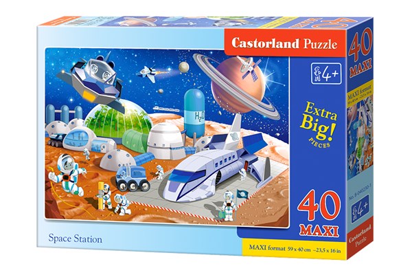 Castorland (B-040230) - "Space Station" - 40 pièces
