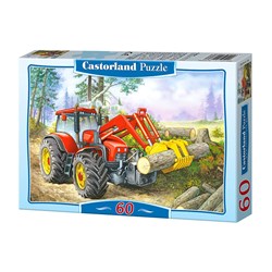 Castorland (B-06601) - "Tracteur du Forestier" - 60 pièces