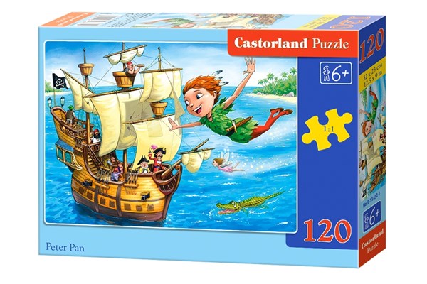 Castorland (B-13432) - "Peter Pan" - 120 pièces