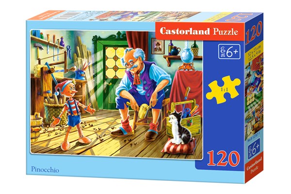 Castorland (B-12787) - "Pinocchio et Gepetto" - 120 pièces