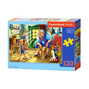 Castorland (B-12787) - "Pinocchio et Gepetto" - 120 pièces