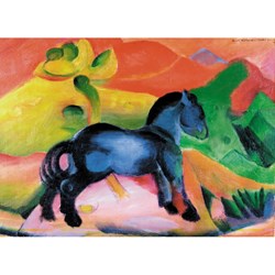 Puzzle Michele Wilson (W60-12) - Franz Marc: "Cheval bleu" - 12 pièces