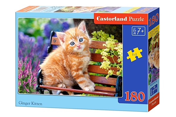 Castorland (B-018178) - "Ginger Kitten" - 180 pièces