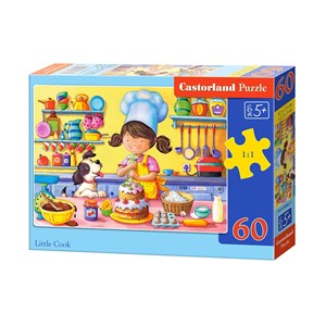 Castorland (B-06885) - "Little Cook" - 60 pièces