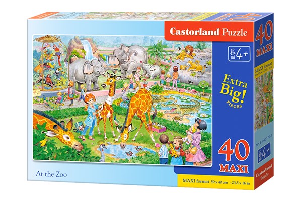Castorland (B-040179) - "Zoo" - 40 pièces