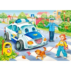 Castorland (B-04324) - "Véhicules rigolos" - 8 12 15 20 pièces