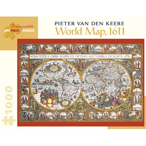 Pomegranate (AA902) - Pieter van den Keere: "World Map, 1611" - 1000 pièces