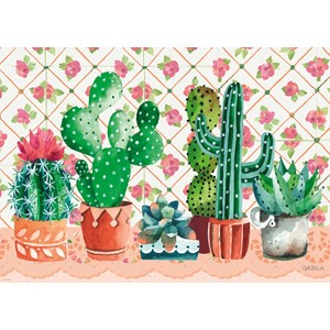 Heye (29831) - Gabila Rissone: "Cactus Family" - 1000 pièces