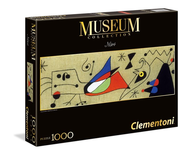 Clementoni (39264) - Joan Miro: "Woman and bird in the night" - 1000 pièces