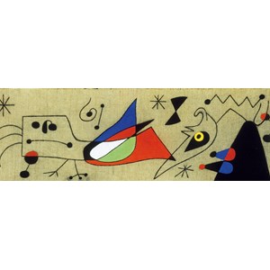 Clementoni (39264) - Joan Miro: "Woman and bird in the night" - 1000 pièces