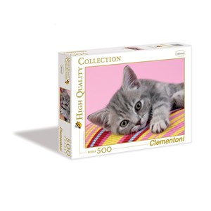 Clementoni (30362) - "Petit chat calin" - 500 pièces