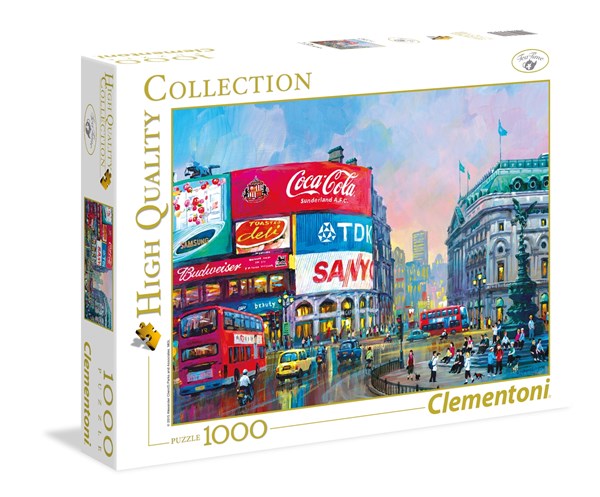 Clementoni (39316) - "London, Piccadilly Circus" - 1000 pièces