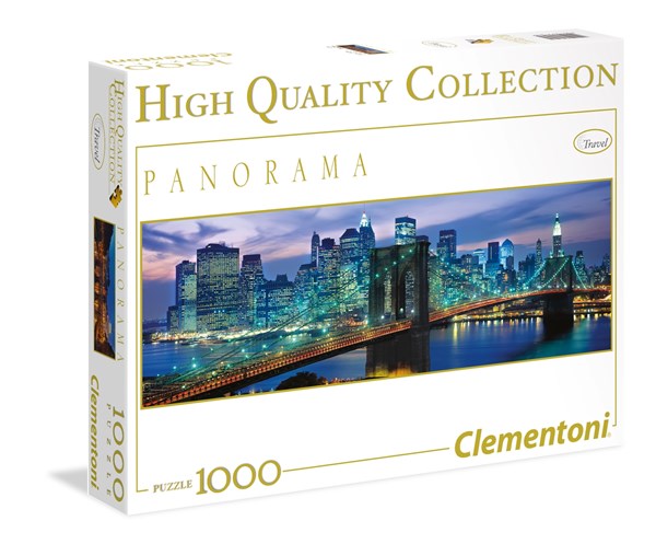 Clementoni (39209) - "New York, Brooklyn Bridge" - 1000 pièces
