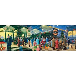 Clementoni (39247) - "Christmas Santa Express Locomotive" - 1000 pièces