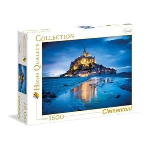 Clementoni (31994) - "Le Mont Saint Michel, France" - 1500 pièces