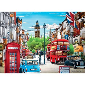 Clementoni (39339) - Hiro Tanikawa: "Londres" - 1000 pièces