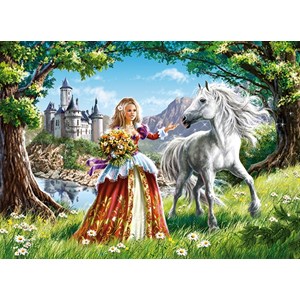 Castorland (B-06830) - "Princess and Her Friend" - 60 pièces