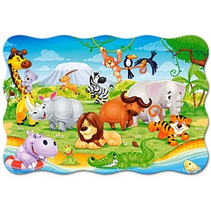 Castorland (C-02276) - "African Animals" - 20 pièces