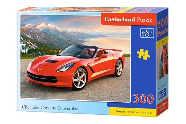 Castorland (B-030057) - "Chevrolet Corvette Convertible" - 300 pièces